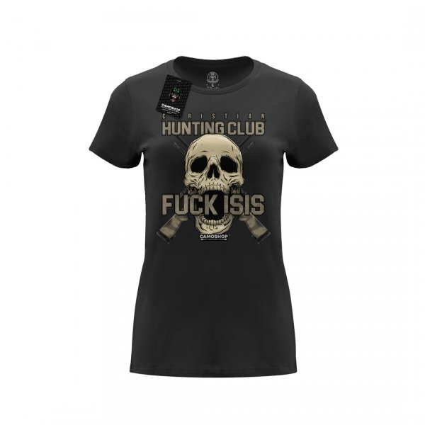 Fuck ISIS koszulka damska bawełniana