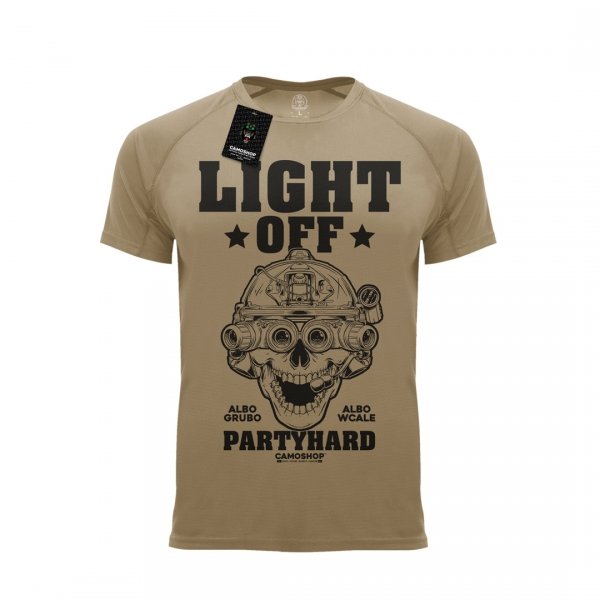 Light off party hard koszulka termoaktywna