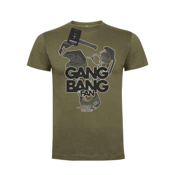 Gang bang fan kolor koszulka bawełniana