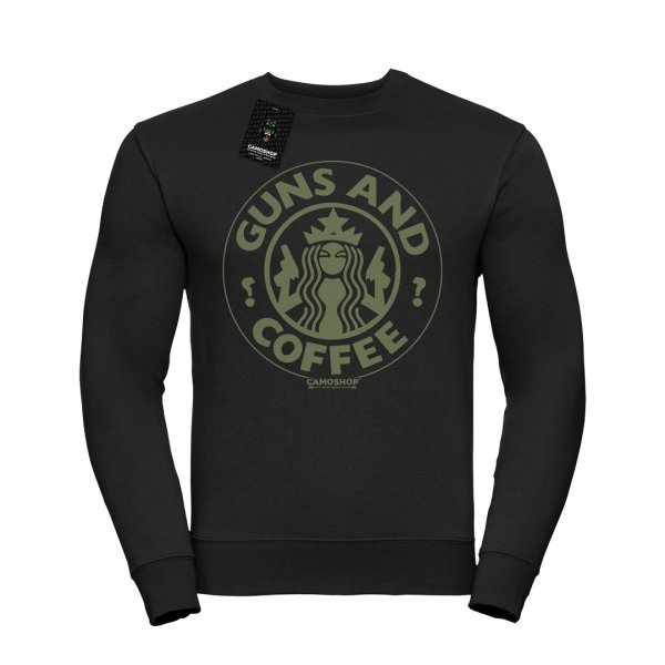 Guns and Coffee bluza klasyczna