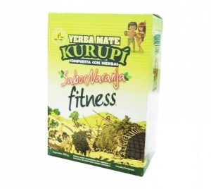 Yerba Mate KURUPI FITNESS Naranja 250g