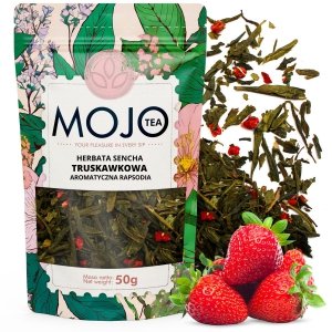 Herbata Mojo Tea SENCHA TRUSKAWKOWA AROMATYCZNA RAPSODIA 50g