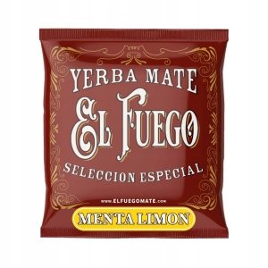 Yerba Mate El Fuego Menta Limon MOCNA 50g