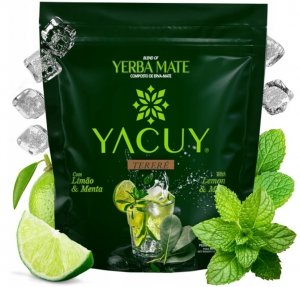 Yerba Mate Yacuy Soczysta Menta Limon terere z Brazylii 0,5kg 500g