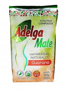 Yerba Mate Adelga Mate GUARANA ENERGIA 500g Argentina Misiones