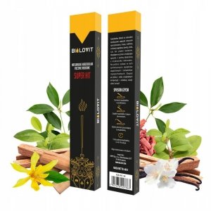 Kadzidełka Naturalne Indyjskie Super Hit Bilovit 40g