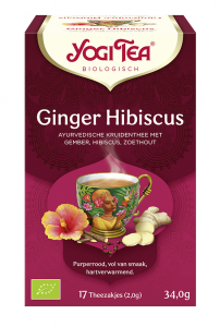 HERBATA IMBIR Z HIBISKUSEM BIO (17x2,0g) YOGI TEA