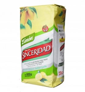 Yerba Mate Sinceridad Limon 500g cytrynowa - PRZECENA