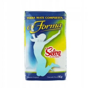 Yerba Mate La Selva En Forma Te Rojo Te Verde 1kg