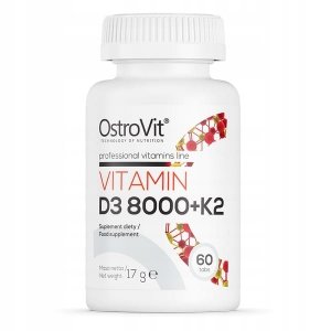OSTROVIT WITAMINA D3 8000 + K2 60 TABLETEK