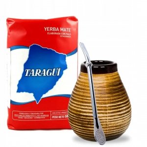 Zestaw Startowy do Yerba Mate Taragui Elaborada + Tykwa Matero + Bombilla
