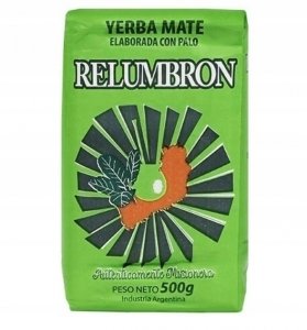 Yerba Mate Relumbron Elaborada con Palo Industria Argentina - 500g
