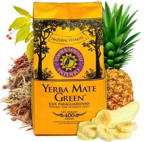 Yerba Mate Green Potente Afrodyzjak Żeń-Szeń 400 g Temperamento Intenso
