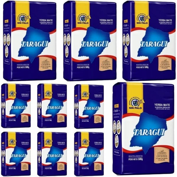 Yerba mate Taragui - 1kg Sin Palo PURE LEAF 1000g