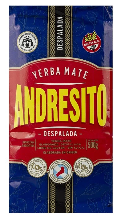 Yerba Mate Andresito Despalada 500g 0,5kg