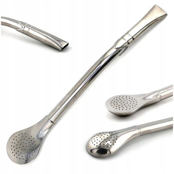 Bombilla PREMIUM INOX Solido Valerios Tubo Estado 19 cm
