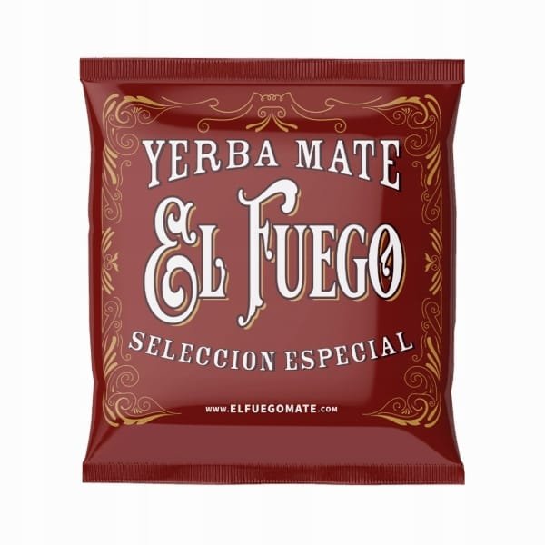 Zestaw Yerba Mate El Fuego Elaborada 50g + tykwa i bombilla