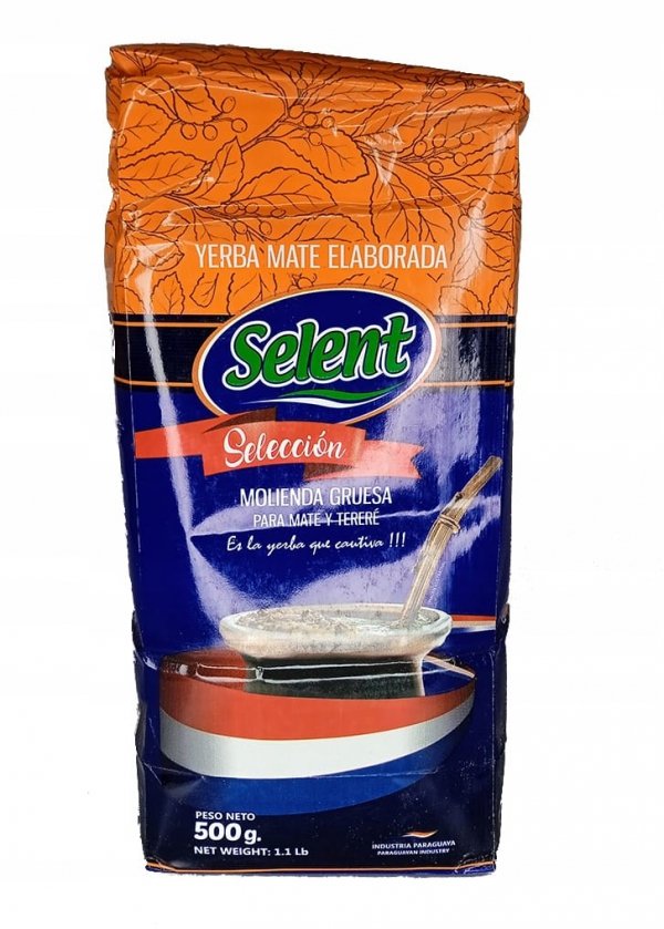 Yerba Mate Selent Elaborada SELECCION Paraguaya 500g Molienda Gruesa