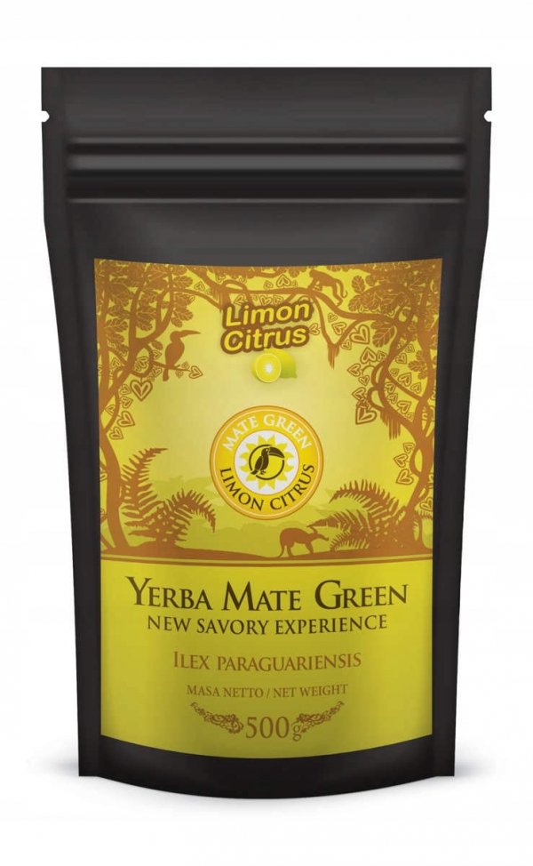 Yerba Mate Green Limon Citrus 500g Cytrynowa 0,5kg