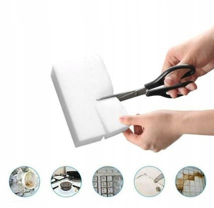 MAGICZNA GĄBKA z melaminy BEZ CHEMII HIT TV MAGIC SPONGE 10 SZTUK