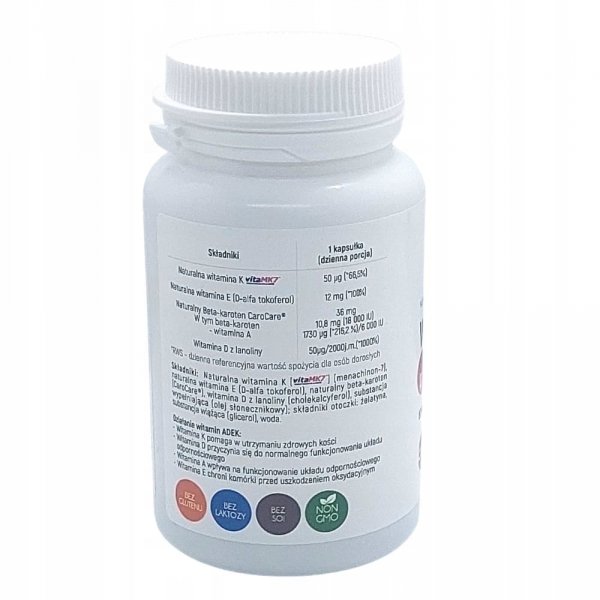 Suplement diety Medicaline Aliness Witaminy proADEK 60 kapsułek ADEK