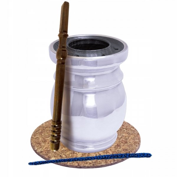 Yerba Mate Matero Palo Santo Pampeano + Bombilla