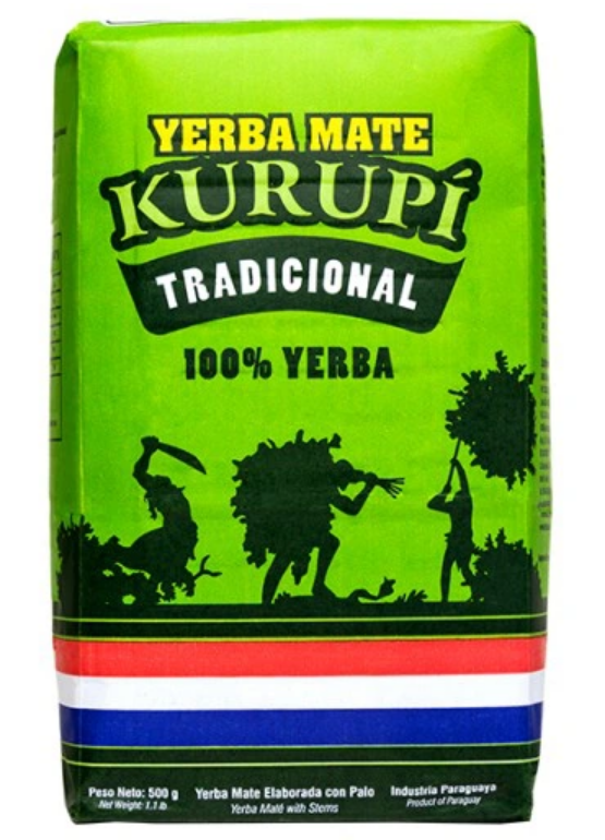 Yerba Mate Kurupi Tradicional Elaborada 500g - PRZECENA