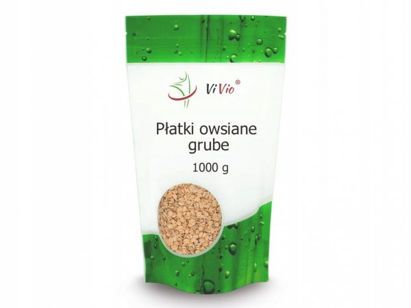 Płatki owsiane górskie 1 kg Vivio Delifood 1000g
