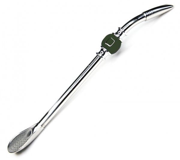 Bombilla nierdzewna INOX Royal Liza Green Yerba Mate
