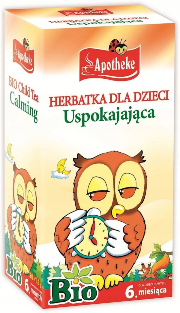 HERBATKA DLA DZIECI - MELISA, MIĘTA I RUMIANEK BIO 20 x 1,5g 30g APOTHEKE