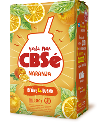 Yerba Mate CBSe Naranja Pomarańczowa 500g orzeźwia