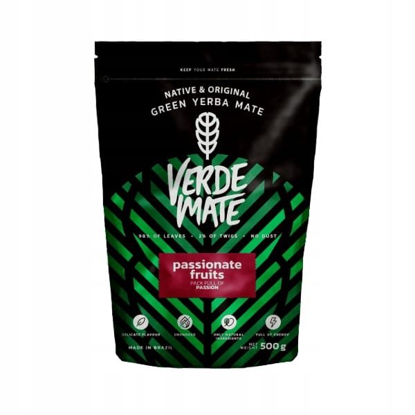Yerba Verde Mate Green Passionate Fruits 500g Goji