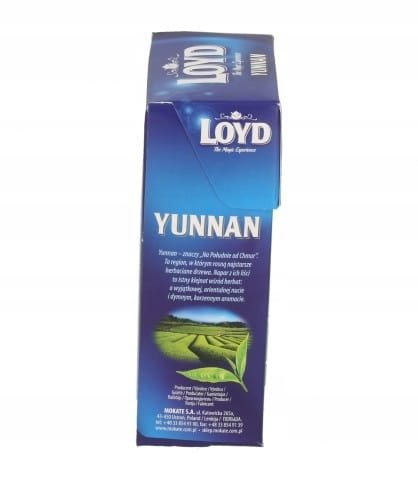 Herbata CZARNA LOYD Yunnan 80 g LIŚCIASTA