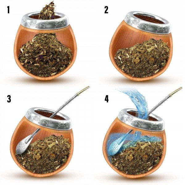 Yerba Mate Rio Parana Naranja 500g Pomarańczowa