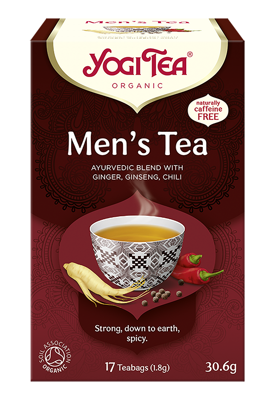 HERBATA DLA MĘŻCZYZN BIO (17x1,8g) - YOGI TEA Żeń - szeń Chili
