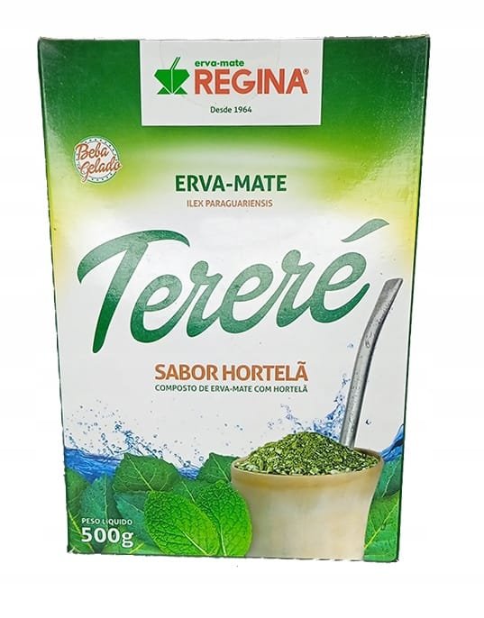Yerba Mate Erva Regina Menta Terere Sabor Hortela 500g - Miętowa Brasileira