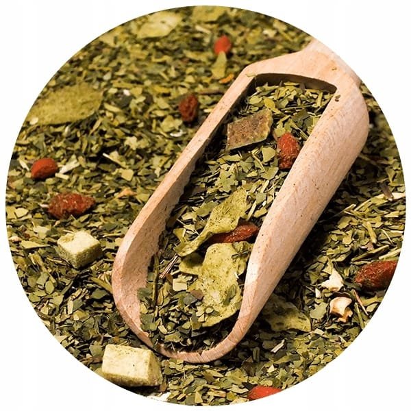 Yerba Verde Mate Frutos Tropicales 400g + Verde Mate Green Mas IQ 400g