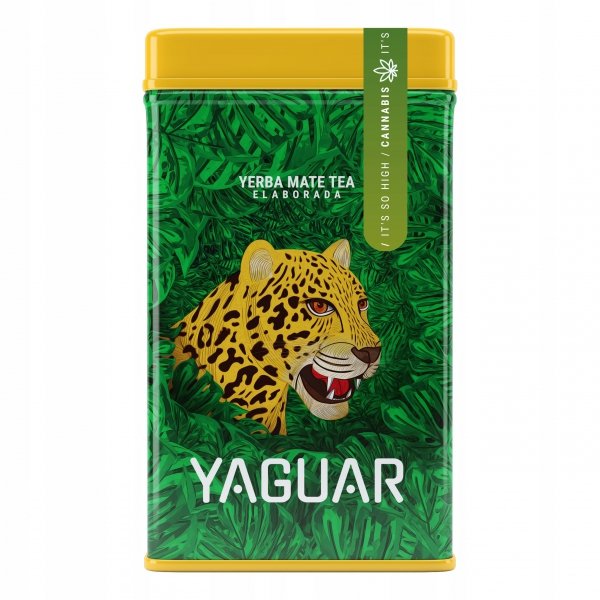 YERBERA PUSZKA Yerba Mate Yaguar Cannabis Konopie 0,5g 500g