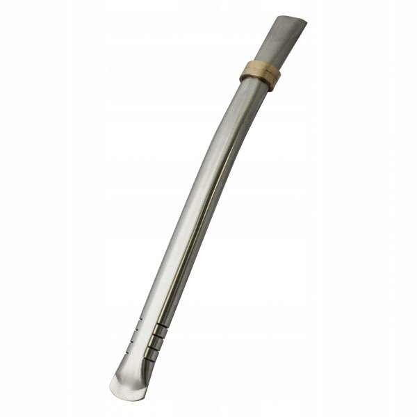 Bombilla Cebador do Yerba Mate Moderno INOX srebrna Iguazu