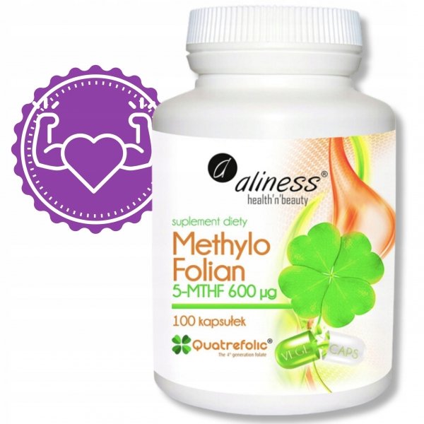 Suplement diety Aliness Methylo Folian kapsułki 100 szt.