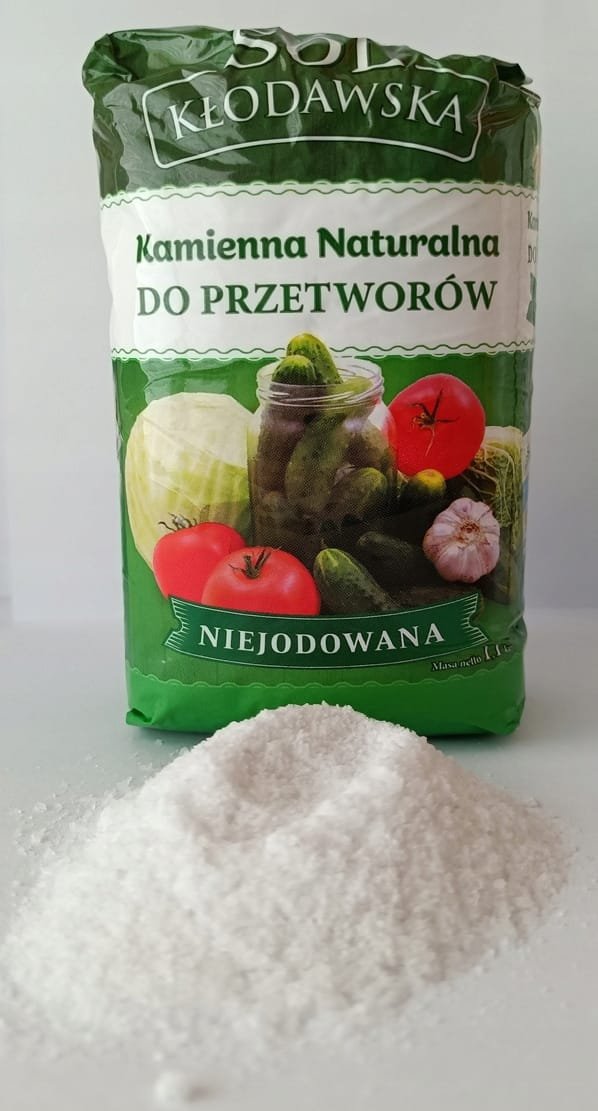 Sól Kłodawska, kamienna biała niejodowana 1,1kg Polska