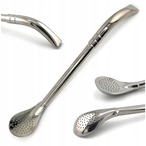 Bombilla PREMIUM INOX Solido Valerios Tubo Grueso 18,5 cm