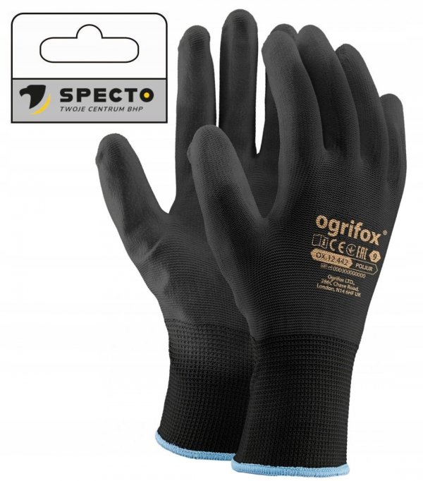 Rękawice Ogrifox OX-POLIUR BB rozmiar 9 - L Rękawiczki Robocze 1 para