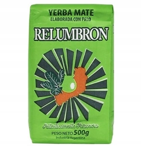Yerba Mate Relumbron Elaborada con Palo Industria Argentina - 500g