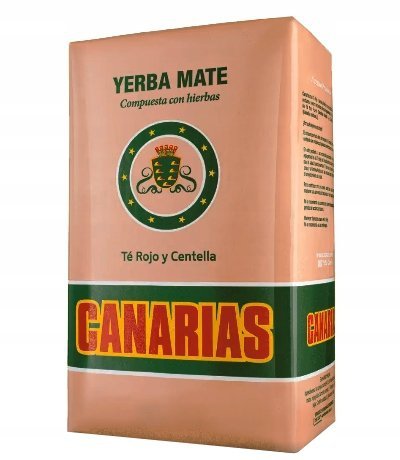Yerba Mate Canarias Te Rojo y Centella 1kg