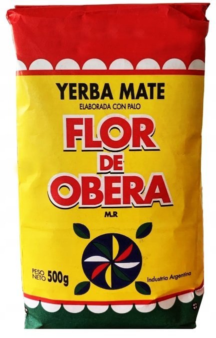 Yerba Mate Flor de Obera Elaborada con Palo 500g