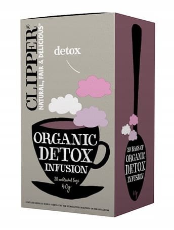 HERBATA HIBISKUS, POKRZYWA I LUKRECJA (DETOX) BIO (20 x 2 g) 40 g - CLIPPER