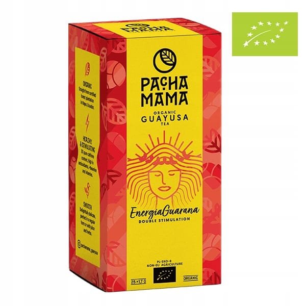 Guayusa Pachamama Guarana Energia 25x1,7g torebki