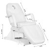 Sillon fotel kosmetyczny elektryczny Soft 1 siln. biały