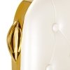 Gabbiano fotel barberski Francesco Gold biały